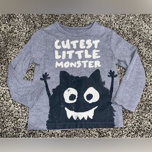 🌸 - Long sleeve “Cutest Little Monster” shirt